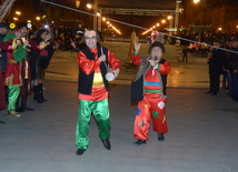 Baku celebrates last Novruz Tuesday. Azerbaijan, 15 match, 2016 